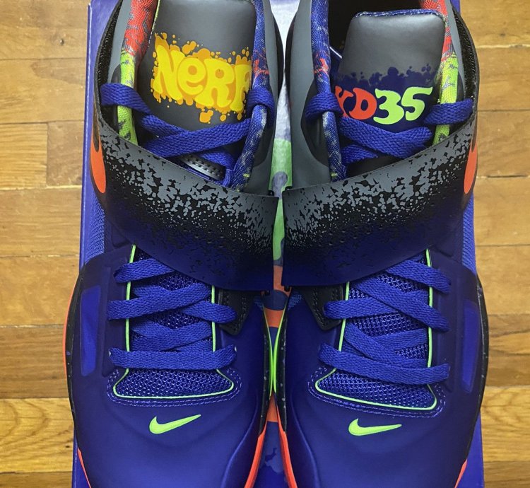 Size 12 - Nike Zoom Kd 4 Nerf Mvp Kevin Durant Blue Men