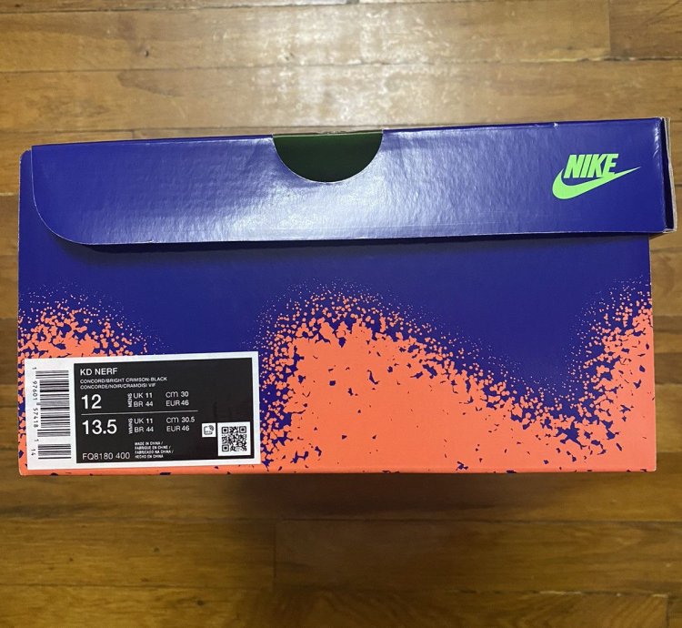 Size 12 - Nike Zoom Kd 4 Nerf Mvp Kevin Durant Blue Men
