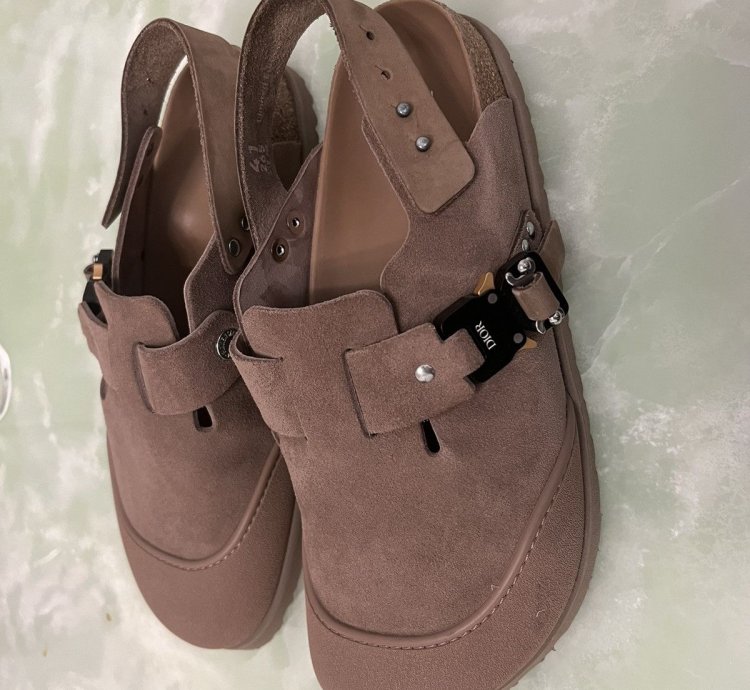 Dior Birkenstock Tokio Mule Brown