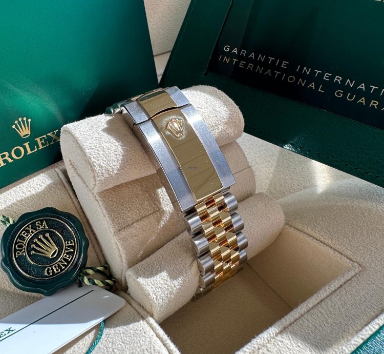 Rolex Datejust 36 New 2024 Mother Of Pearl Diamond Dial Diamond Bezel Two Tone Yellow Jubilee