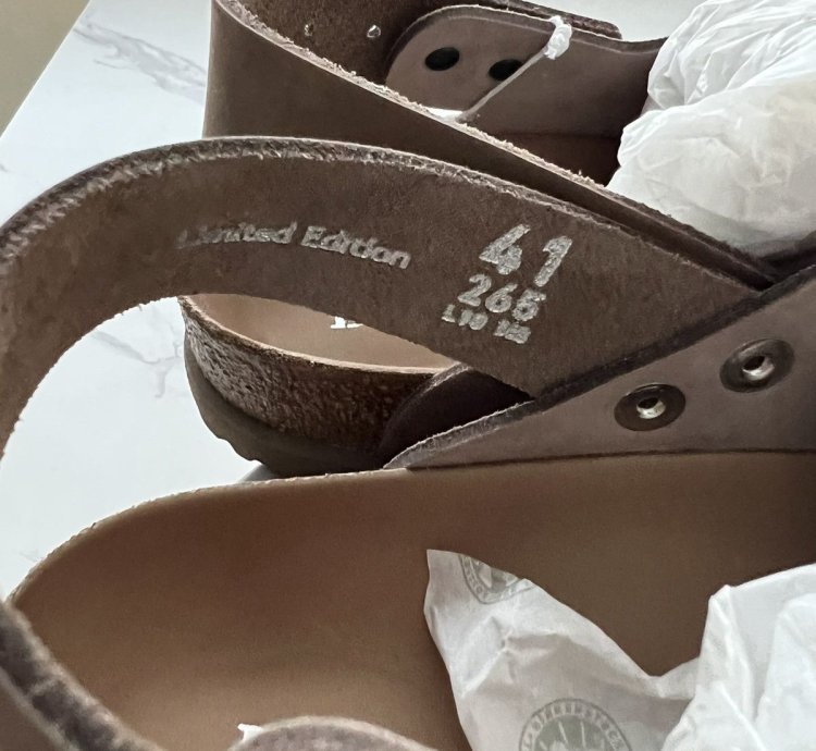 Dior Birkenstock Tokio Mule Size 41 Brown