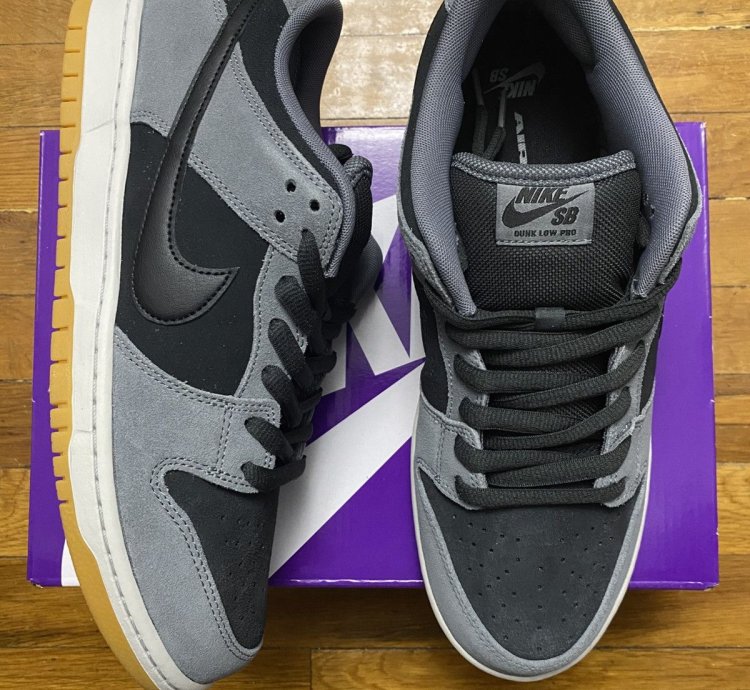 Size 13 - Nike Sb Dunk Low Dark Smoke Grey Black Men