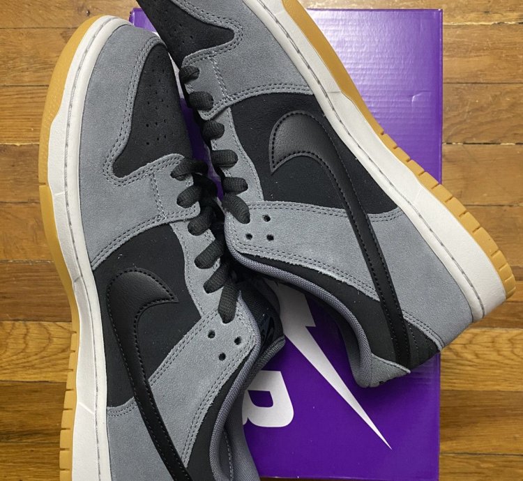 Size 13 - Nike Sb Dunk Low Dark Smoke Grey Black Men