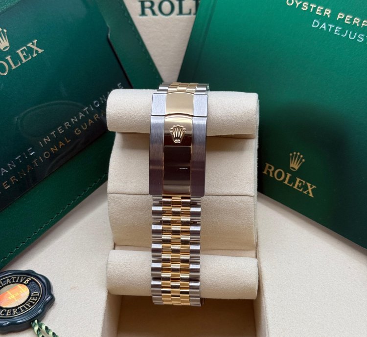 Rolex Datejust 36 New 2025 Mop Diamond Dial Two Tone Yellow Gold Diamond Bezel Jubilee Bracelet