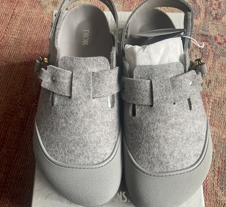 Dior Birkenstock Wool Rubber 43 10 2022