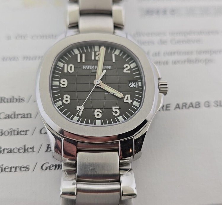 Patek Philippe Aquanaut 5167 1a 40mm Auto Luxury Watch Gorgeous 2010 Papers