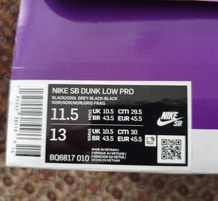 Nike Sb Dark Smoke Grey Us11 5 Eu45 5
