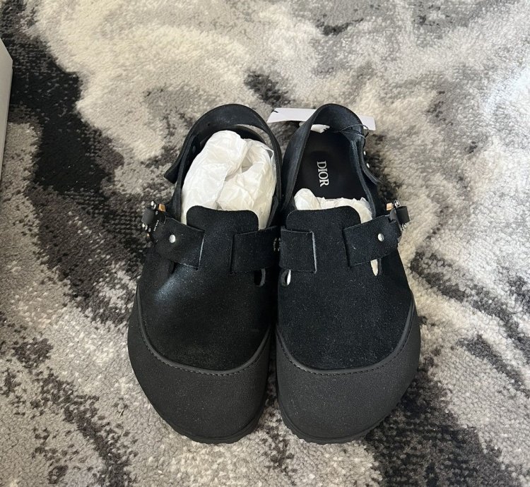 Dior By Birkenstock Tokio Mule Black