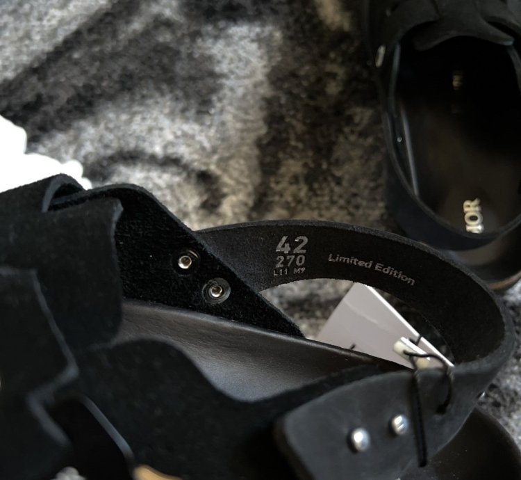 Dior By Birkenstock Tokio Mule Black