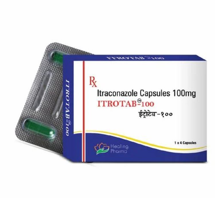 Itraconazole Itrotab 100 Mg For Antifungal 4 Pills