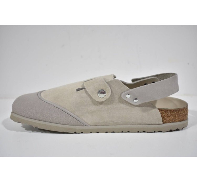 Dior By Birkenstock Tokio Mule Nubuck Suede Flat Sandal