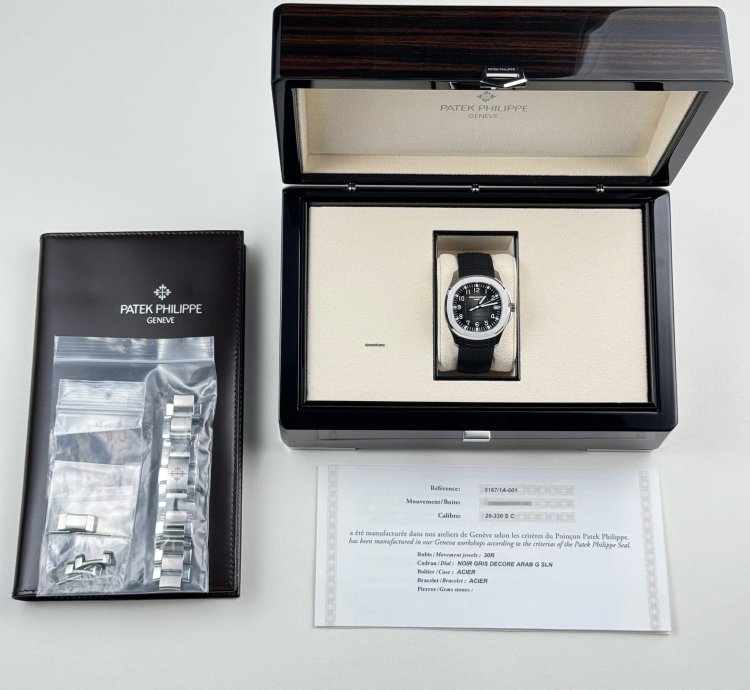 Patek Philippe Aquanaut 5167 1a-001 Selfwinding Stainless Steel Black Dial 2024