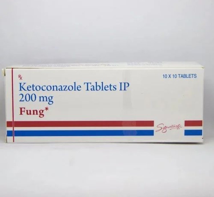 Ketoconazole 200 Mg Tablet For Antifungal 10 Pills