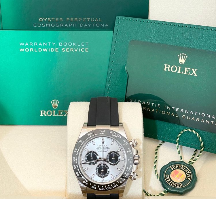 Rolex Daytona 116519 Ghost Silver Dial Oysterflex 2023