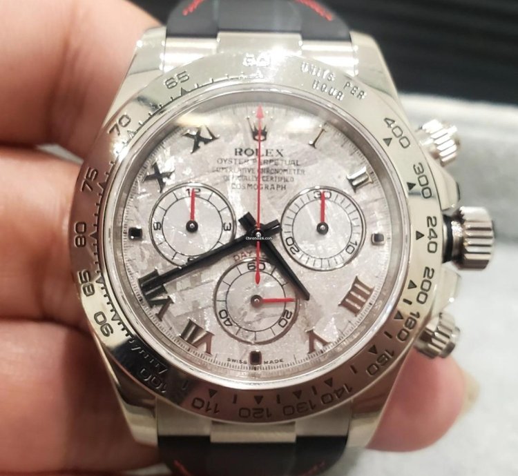Rolex Daytona 116519 Rare Meteorite Dial