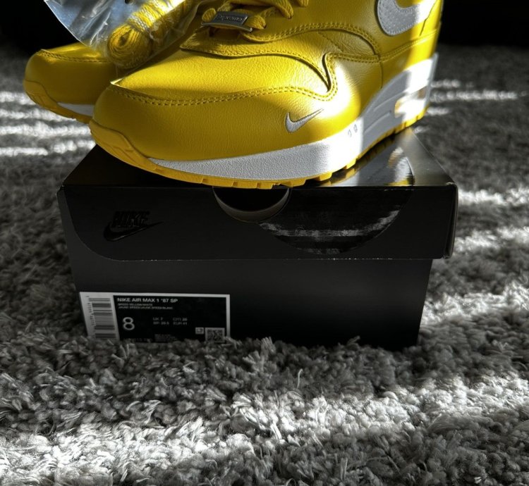 Supreme Nike Air Max 1 Speed Yellow