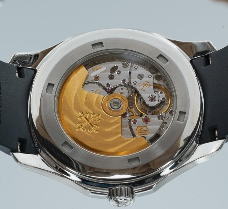 Patek Philippe Aquanaut 5167a Stainless Steel Black Dial Bracelet And Rubber