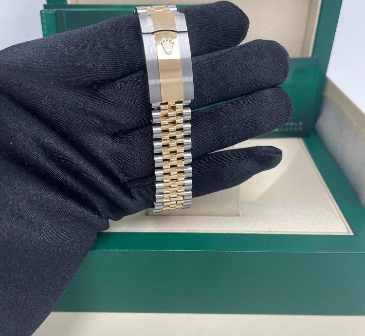 Rolex Datejust 36 Rolesor Datejust 36 Watch - Yellow Diamond Bezel - White Mother-of-pearl Jubilee 126283