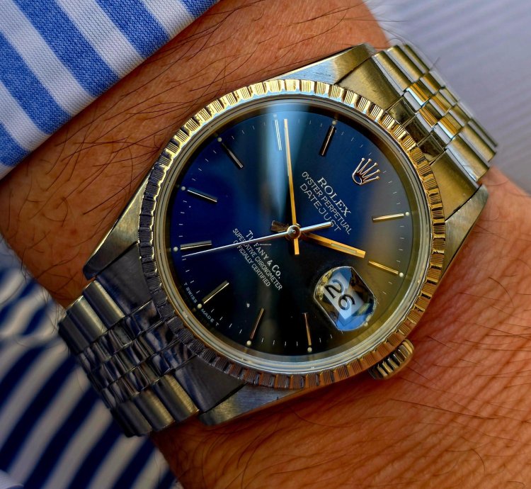 Rolex Datejust 36 Tiffany Datejust 36 Full Set Box Papers 16220