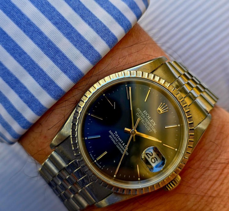 Rolex Datejust 36 Tiffany Datejust 36 Full Set Box Papers 16220