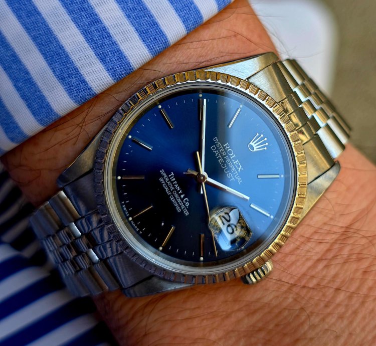 Rolex Datejust 36 Tiffany Datejust 36 Full Set Box Papers 16220