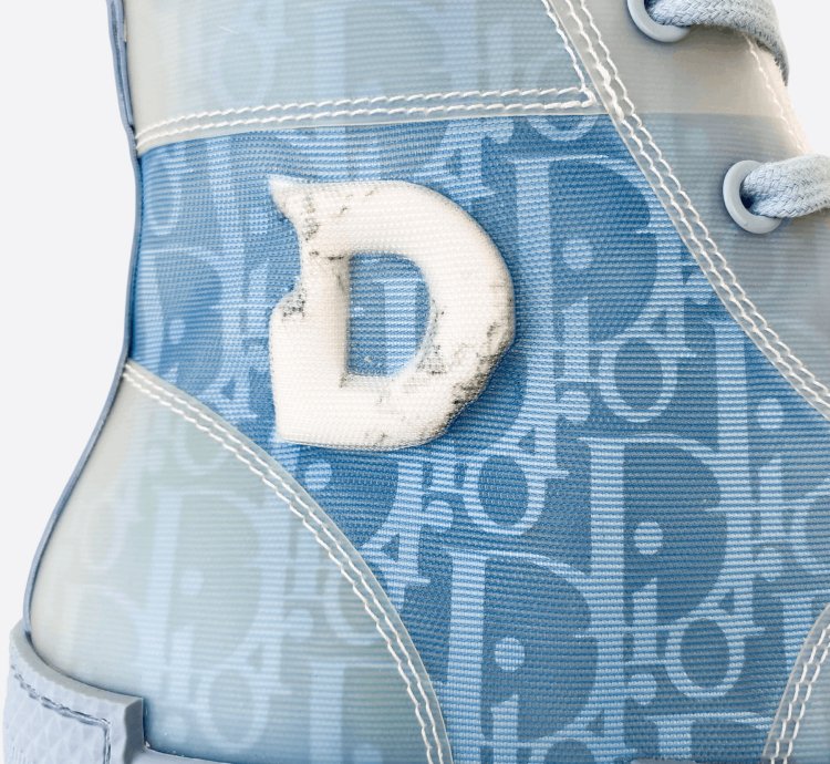 Dior Daniel Arsham Blue Oblique B23 Sneakers