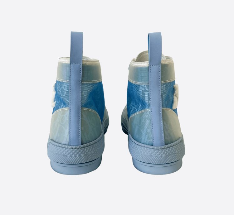 Dior Daniel Arsham Blue Oblique B23 Sneakers