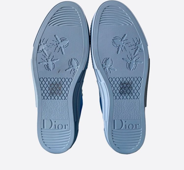 Dior Daniel Arsham Blue Oblique B23 Sneakers