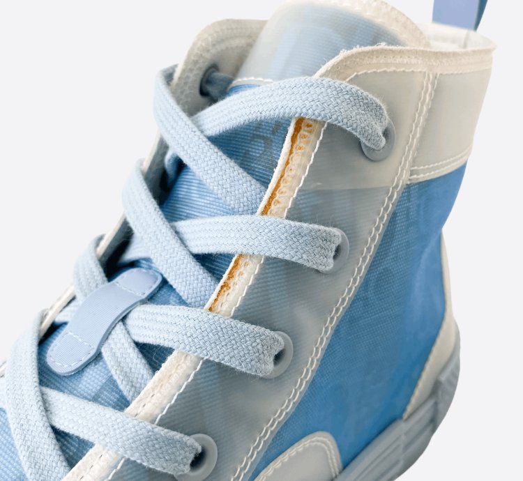 Dior Daniel Arsham Blue Oblique B23 Sneakers