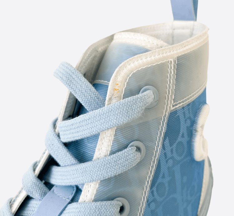 Dior Daniel Arsham Blue Oblique B23 Sneakers