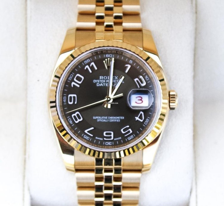 Rolex Datejust 36 Very Rare 116238 Red Date Fullset