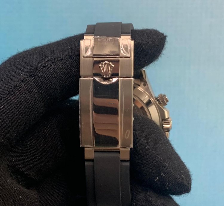 Rolex Daytona 116519ln Daytona White Gold Diamond Oysterflex