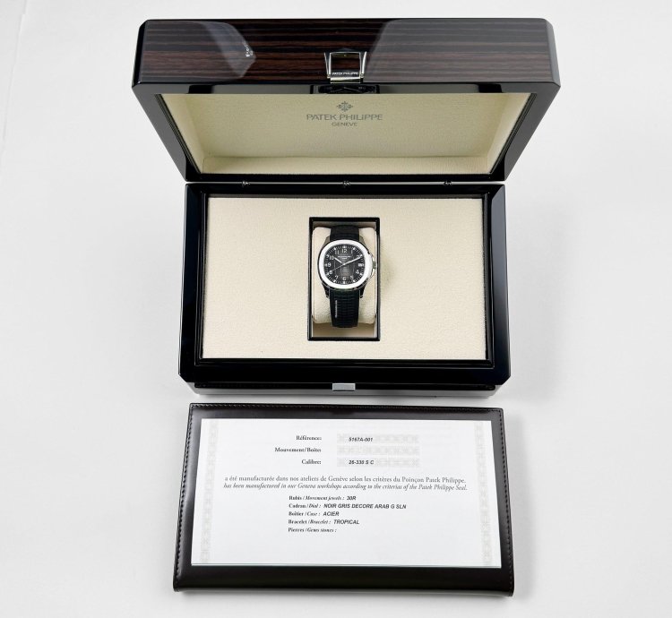 Patek Philippe Aquanaut 5167a-001 Selfwinding Stainless Steel Black Dial 2022
