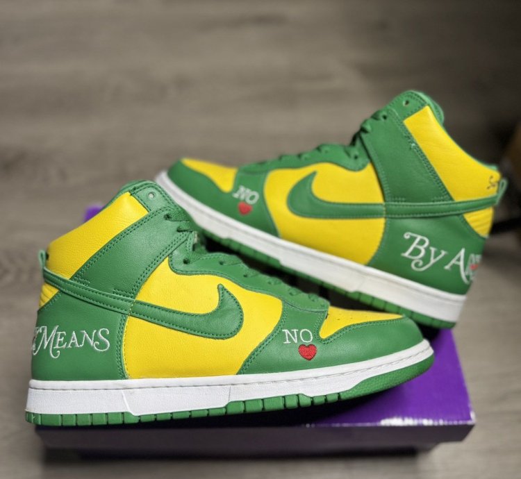 Nike Sb Dunk High - Supreme By Any Means 2022