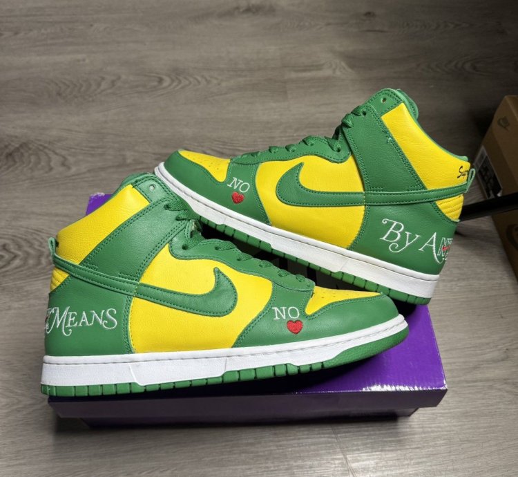 Nike Sb Dunk High - Supreme By Any Means 2022