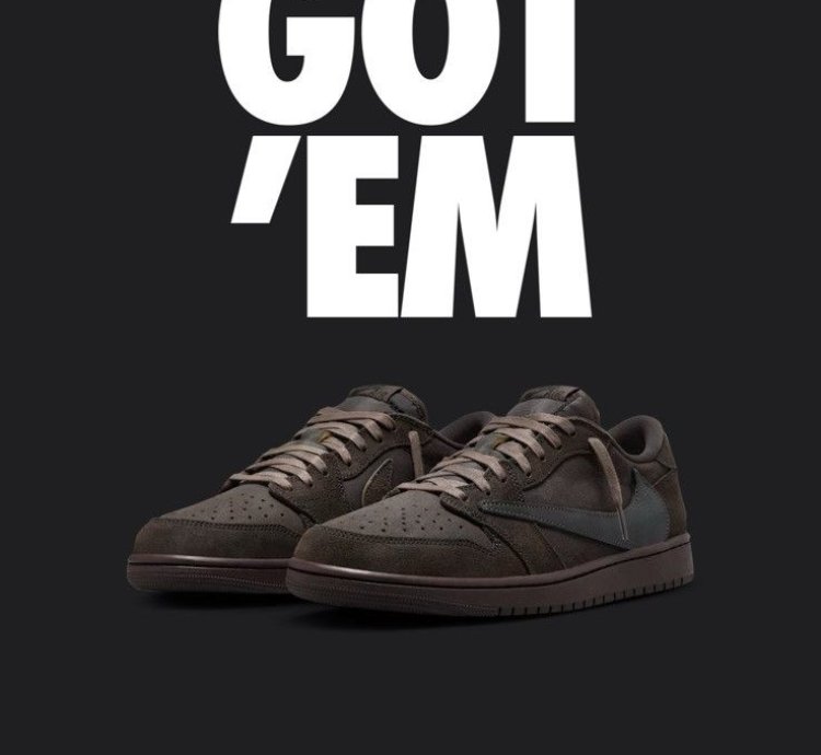 Travis Scott 1 Retro Low Og Sp Travis Scott Velvet Brown