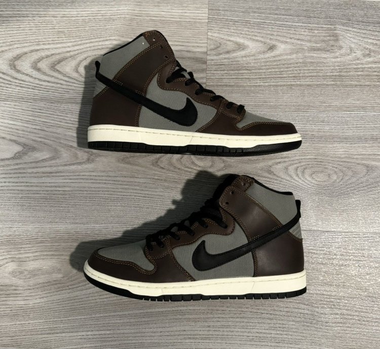 Nike Sb Dunk High Baroque Brown - Size 10 Men us