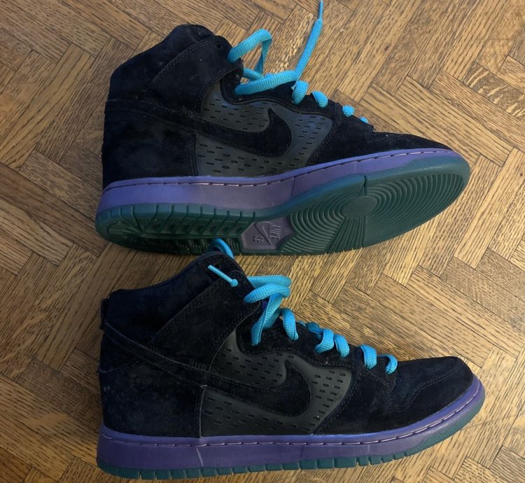 Nike Sb Dunk High Black Grape
