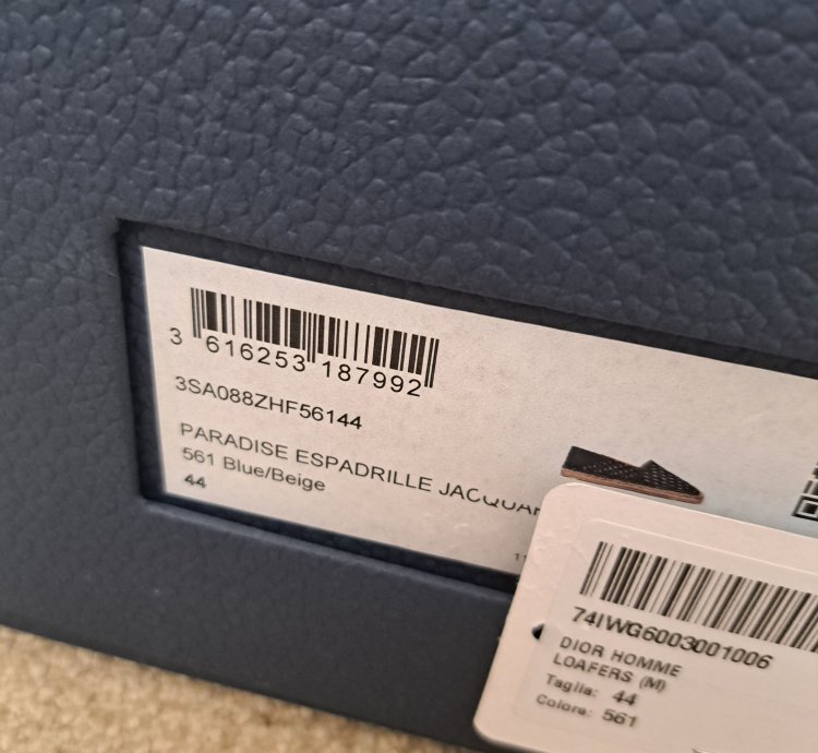 Dior Espadrilles Eu 44 Us 11 Uk 10