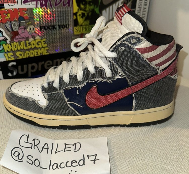 Nike Sb Dunk High Born In The Usa 2010