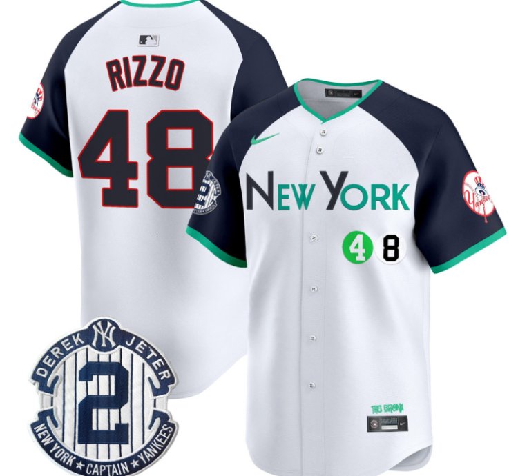 Anthony Rizzo Jersey 48 New York Yankees City Connect Vapor Premier Limited Stitched Alternate