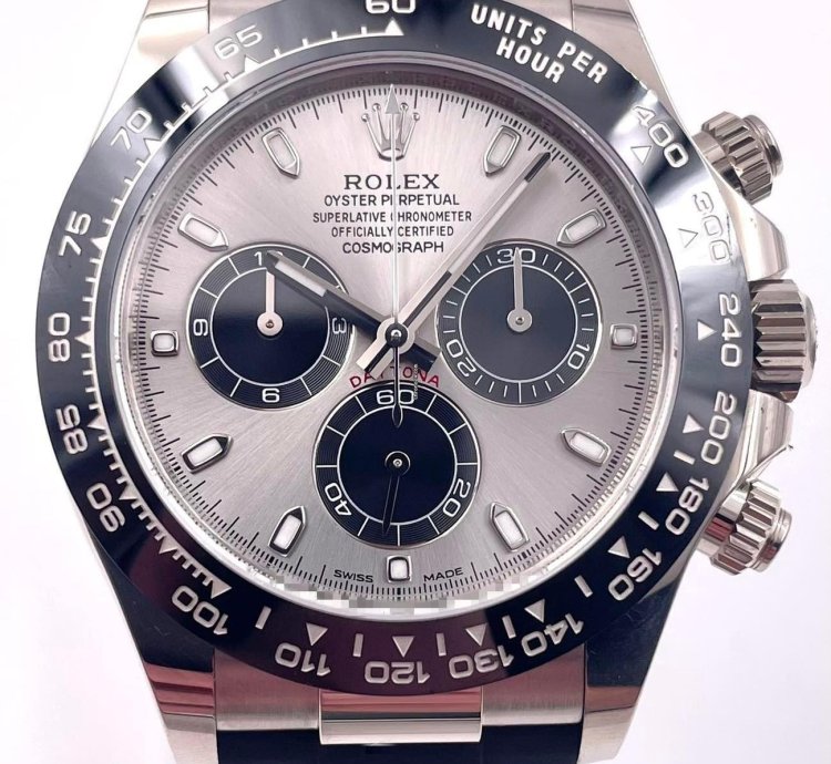 Rolex Daytona 116519ln White Gold Oysterflex Silver Dial Unworn 2022