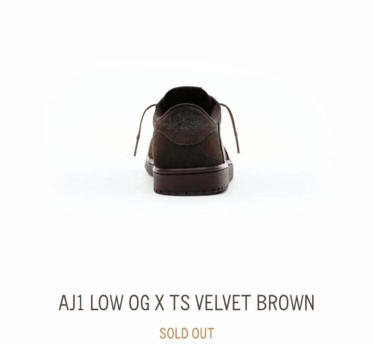 Travis Scott Air Jordan 1 Retro Low Og Sp Velvet Brown