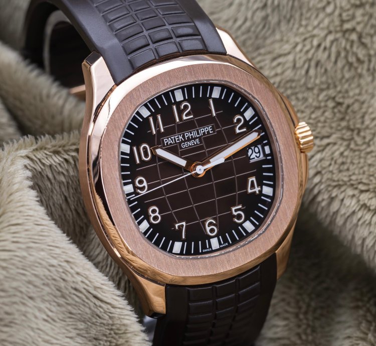 Patek Philippe Aquanaut 5167r-001 40mm Rose Gold Brown Dial Full Set