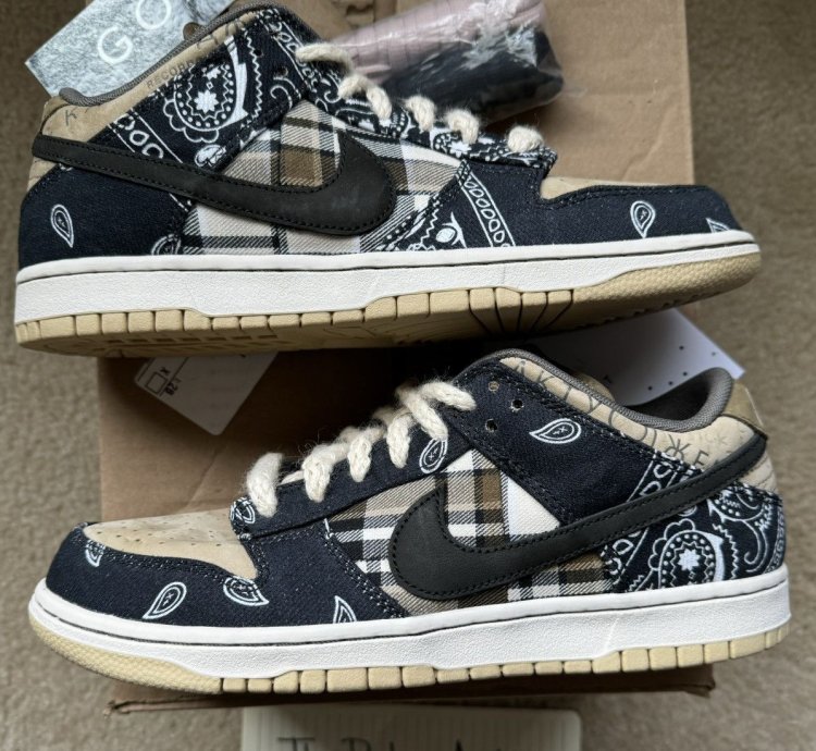 Travis Scott Dunk Low Premium Qs Sb Cactus Jack 8 5 No Box