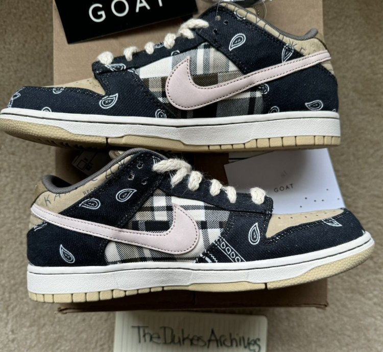Travis Scott Dunk Low Premium Qs Sb Cactus Jack 8 5 No Box