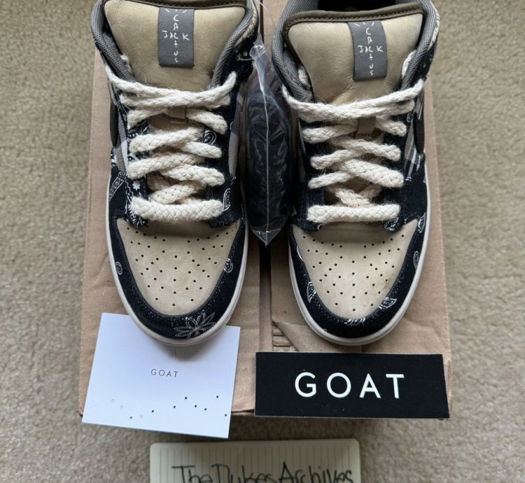 Travis Scott Dunk Low Premium Qs Sb Cactus Jack 8 5 No Box