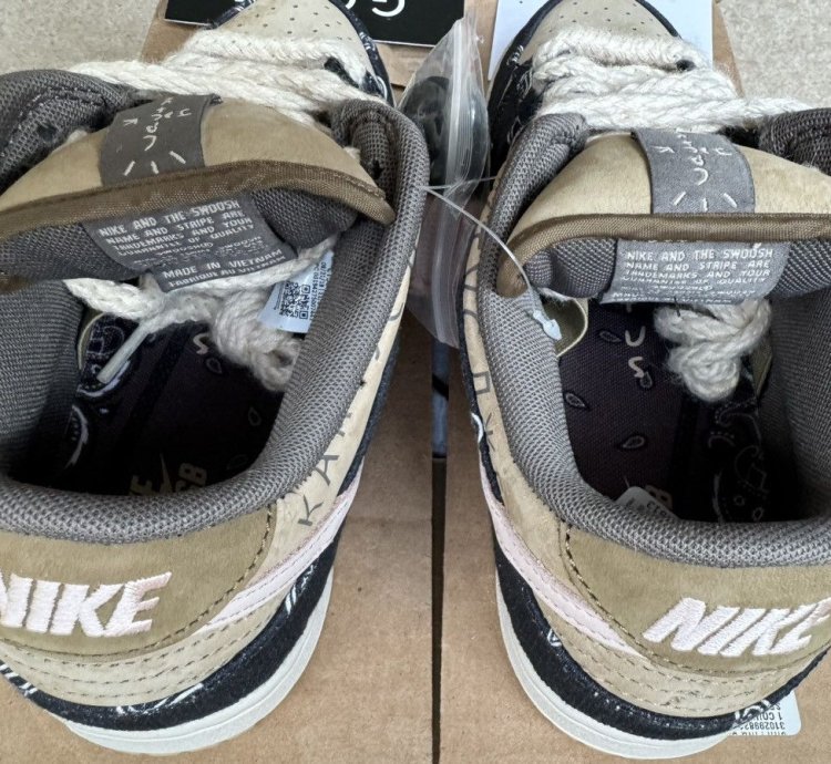 Travis Scott Dunk Low Premium Qs Sb Cactus Jack 8 5 No Box