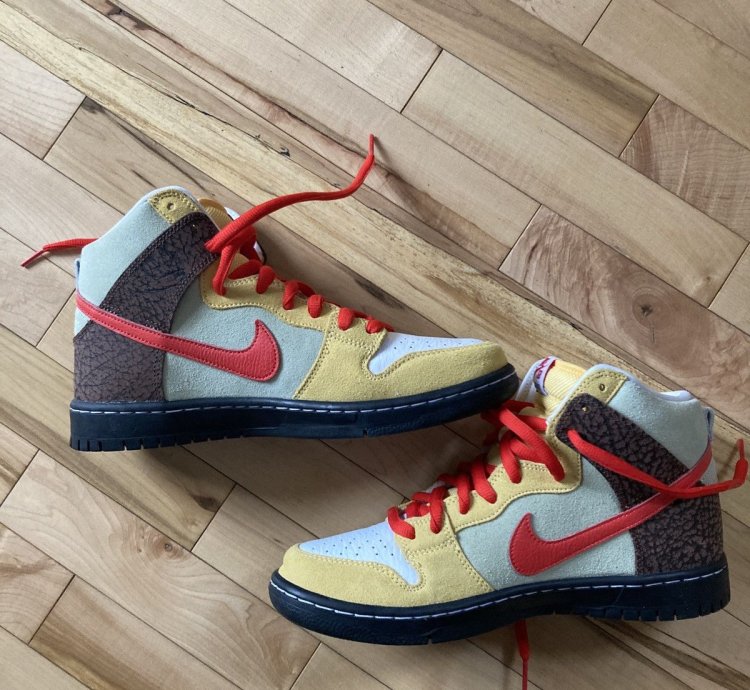 Nike Sb Dunk High Color Skates Kebab And Destroy