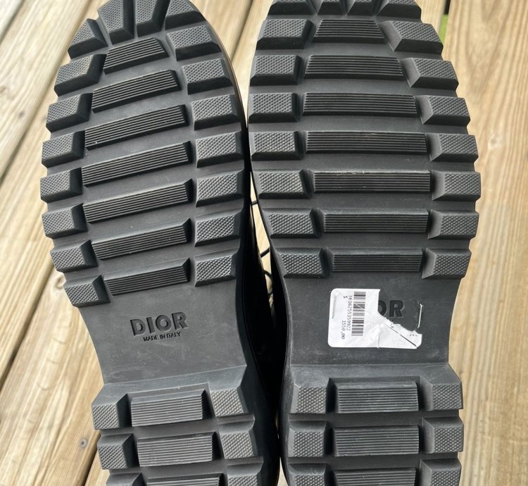 Dior Explorer Ankle Boots Black Oblique